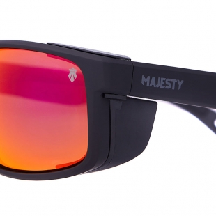 MAJESTY Okulary przeciwsłoneczne VERTEX Black / Red Ruby